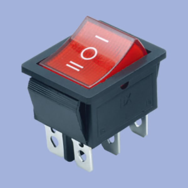 Interruptor oscilante iluminado por LED