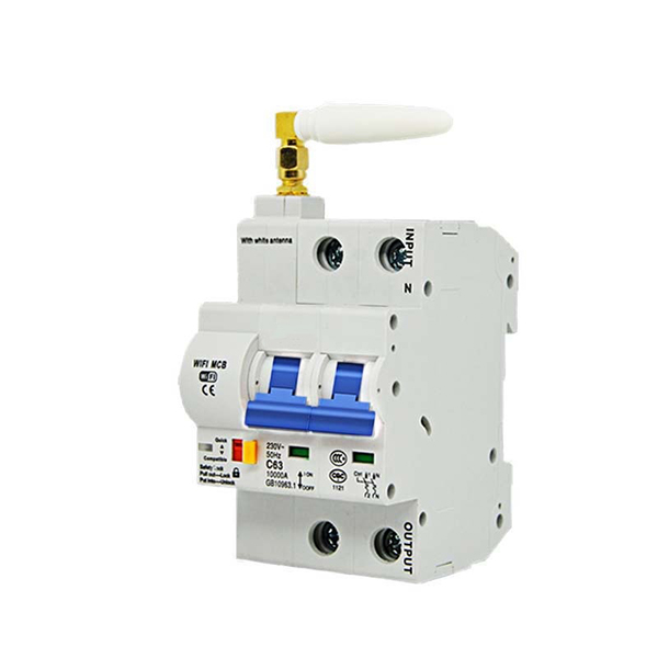 Disjuntor de controle remoto Wifi MCB